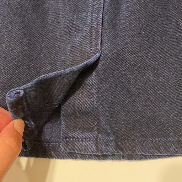 Vintage Denim Skirt Size 13/14 Juniors Jeanjer Jeans by Jordache Classic 80s - Picture 7 of 9